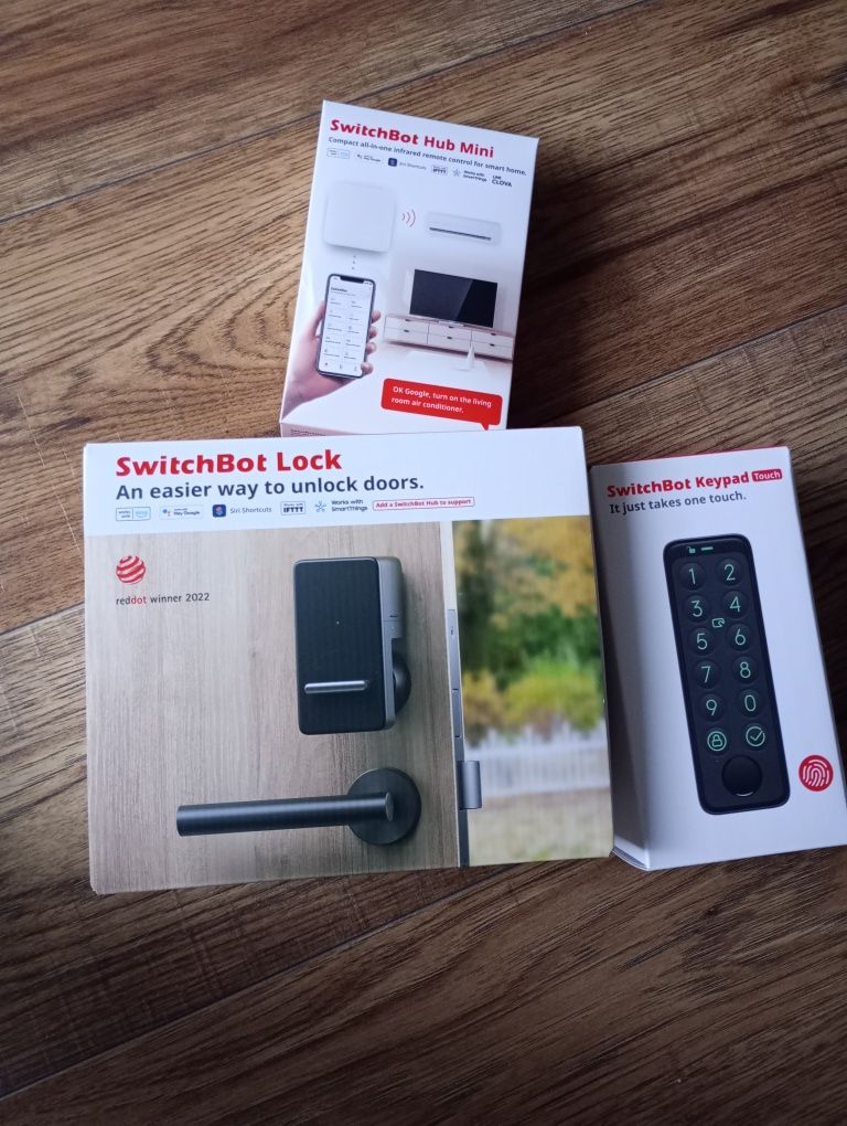 Inteligentny zamek do drzwi SwitchBot WiFi, czytniki lini papilarnych