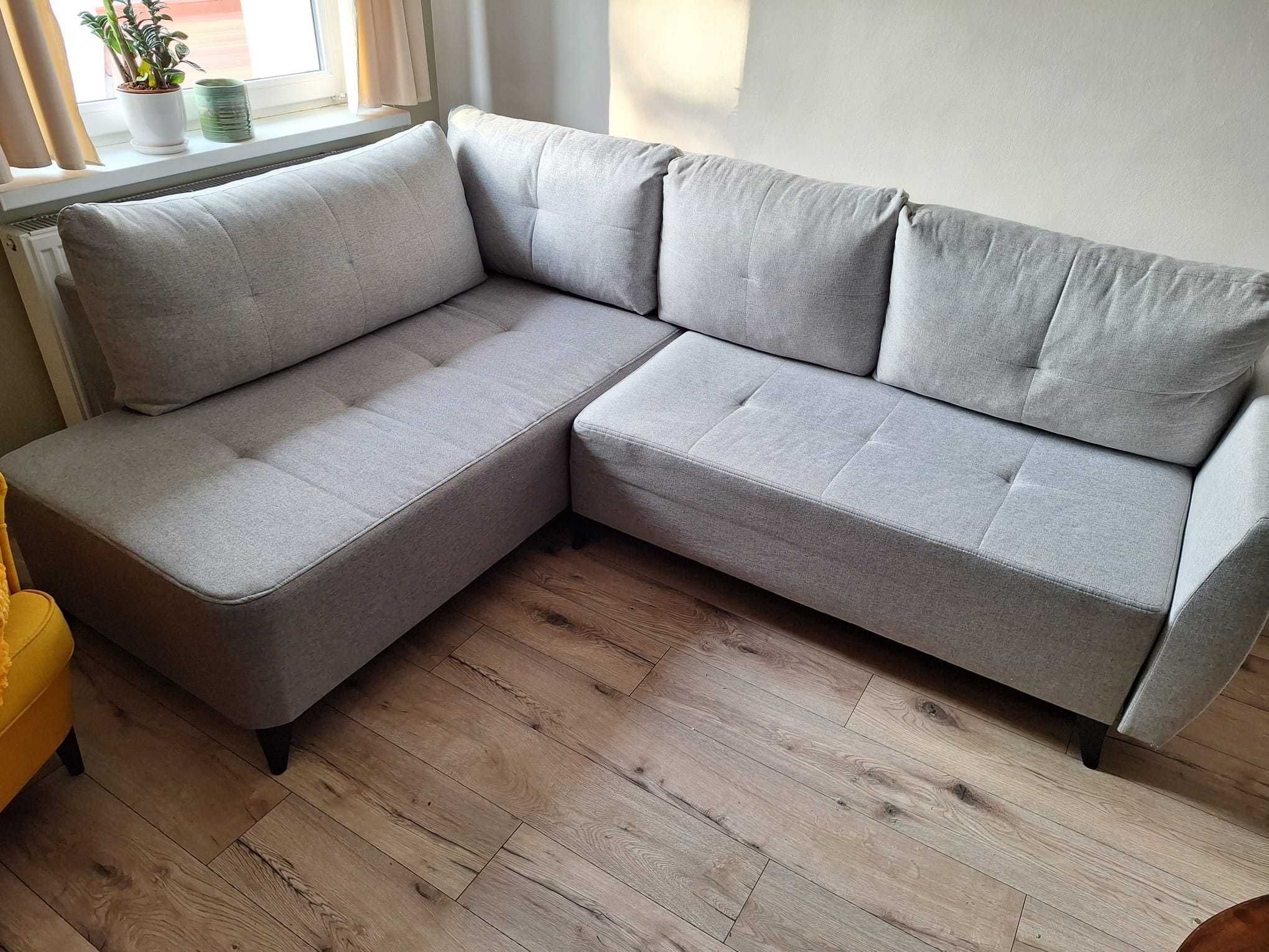 Narożnik/rogówka z funkcją spania ze schowkiem
