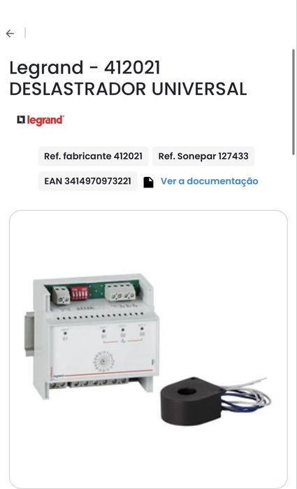 Legrand 412021 desastrador universal