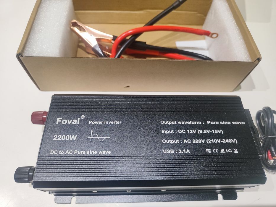 Інвертор 12V-220 FOVAL 2200W