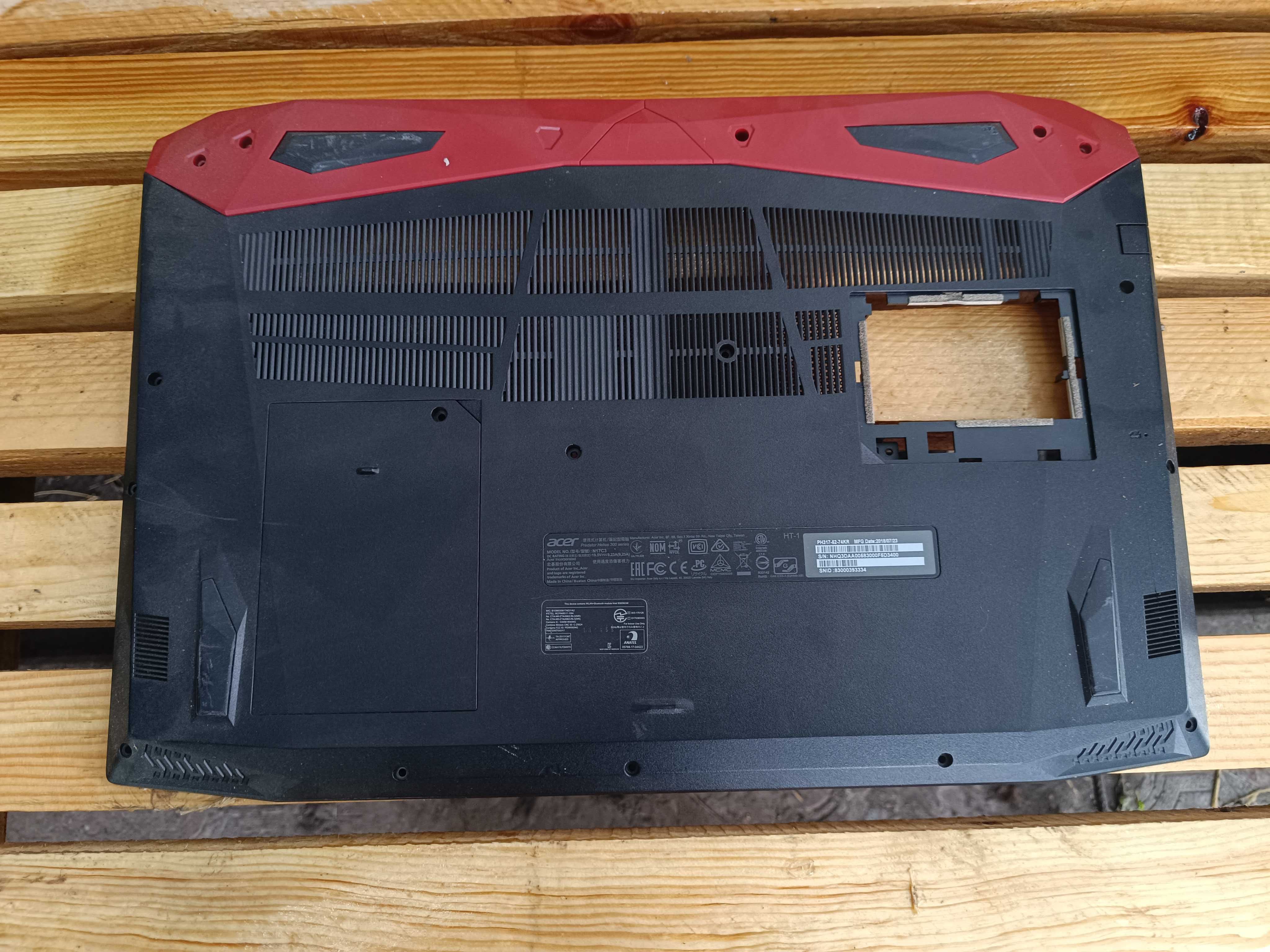 Сервісна кришка, піддон, корпус, тачпад, кришка матриці ASUS ACER