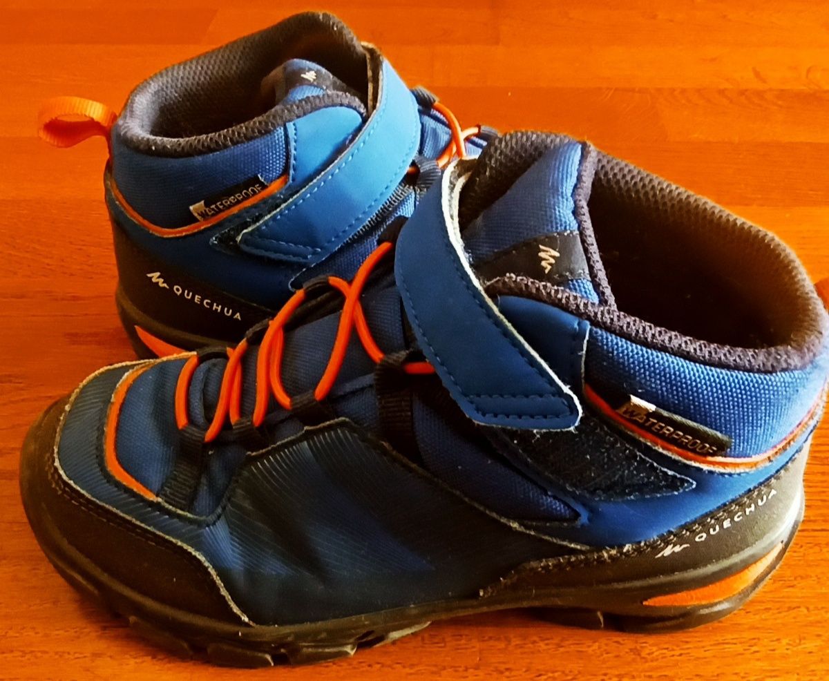 Dziecięce buty trekkingowe Quechua Decathlon rozmiar 33
