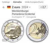 Moeda 2€, Alemanha 2024