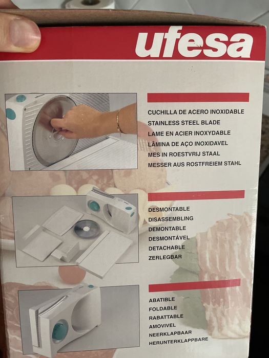 Cortadora de fiambre/queijo Ufesa