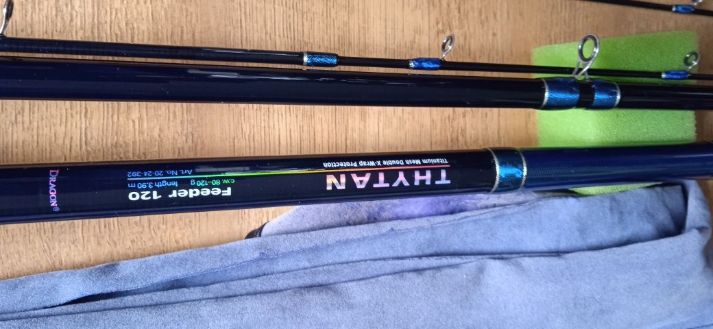 Feeder, DRAGON - TYTAN,390cm , 120g  stan jak nowy