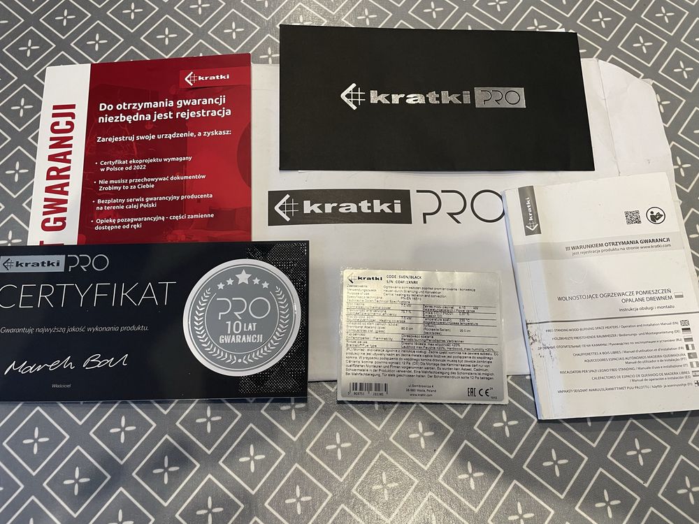 Piec wolnostojący typu koza kratki Sven Black 7kW