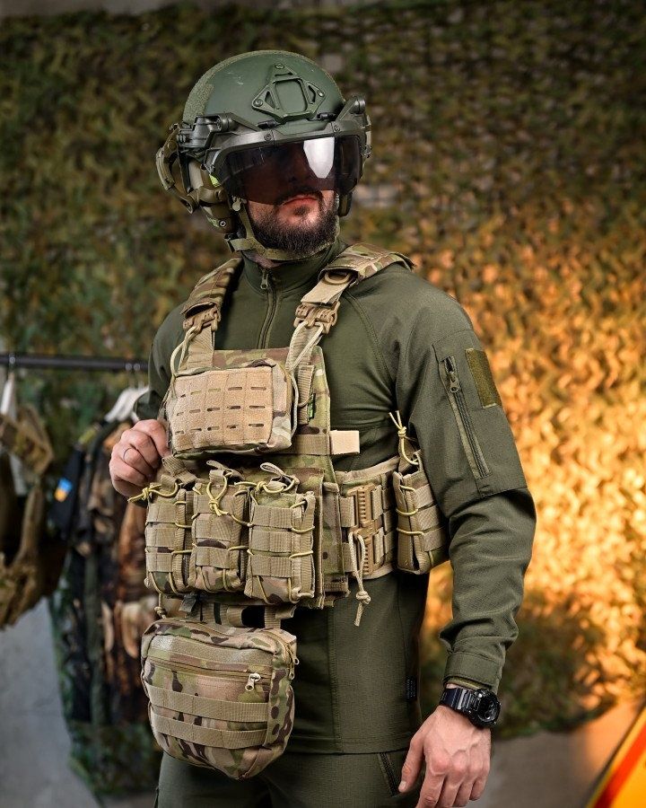 Плитоноска розгрузка 7.62 / плитоноска з підсумками / военный жилет