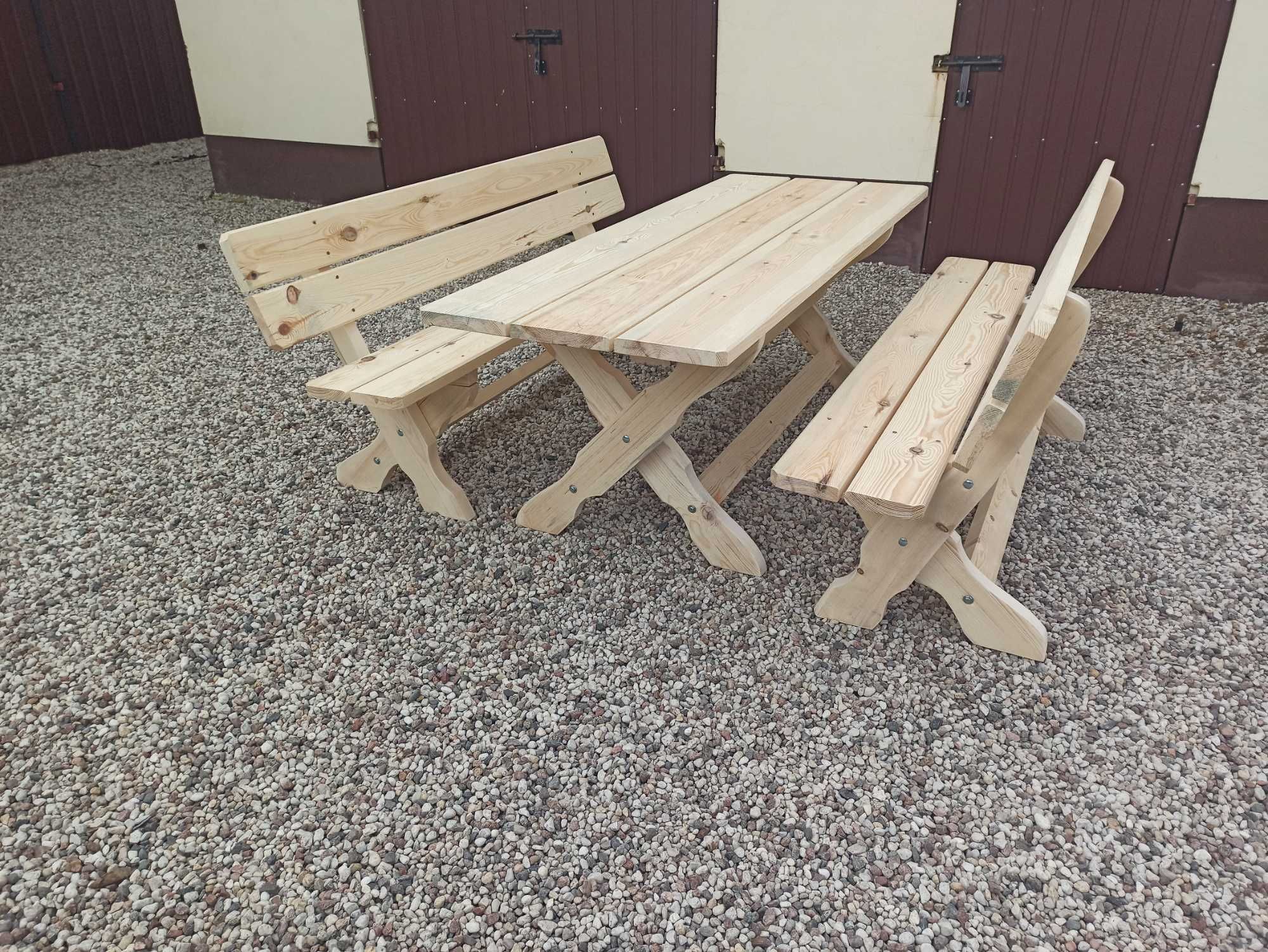 WYSYŁKA CAŁY KRAJ !!! Zestaw mebli ogrodowych stół ławki komplet mebli