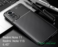 Capa T/ Carbono P/ Xiaomi Redmi Note 11/Redmi Note 11S /Redmi Note 10S