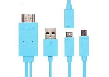 KIT MHL Adaptador Ligar Smartphone a TV