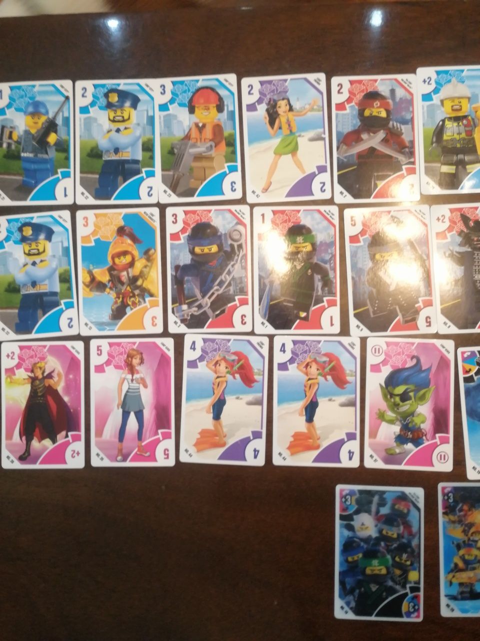 Karty Lego toys rus 36 sztuk