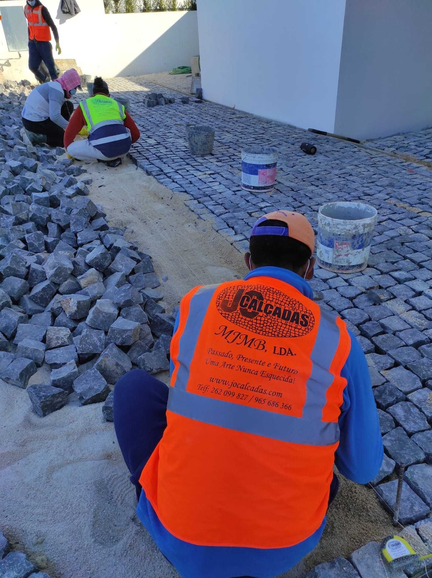 Pedra de calçada Portuguesa - Pavimento