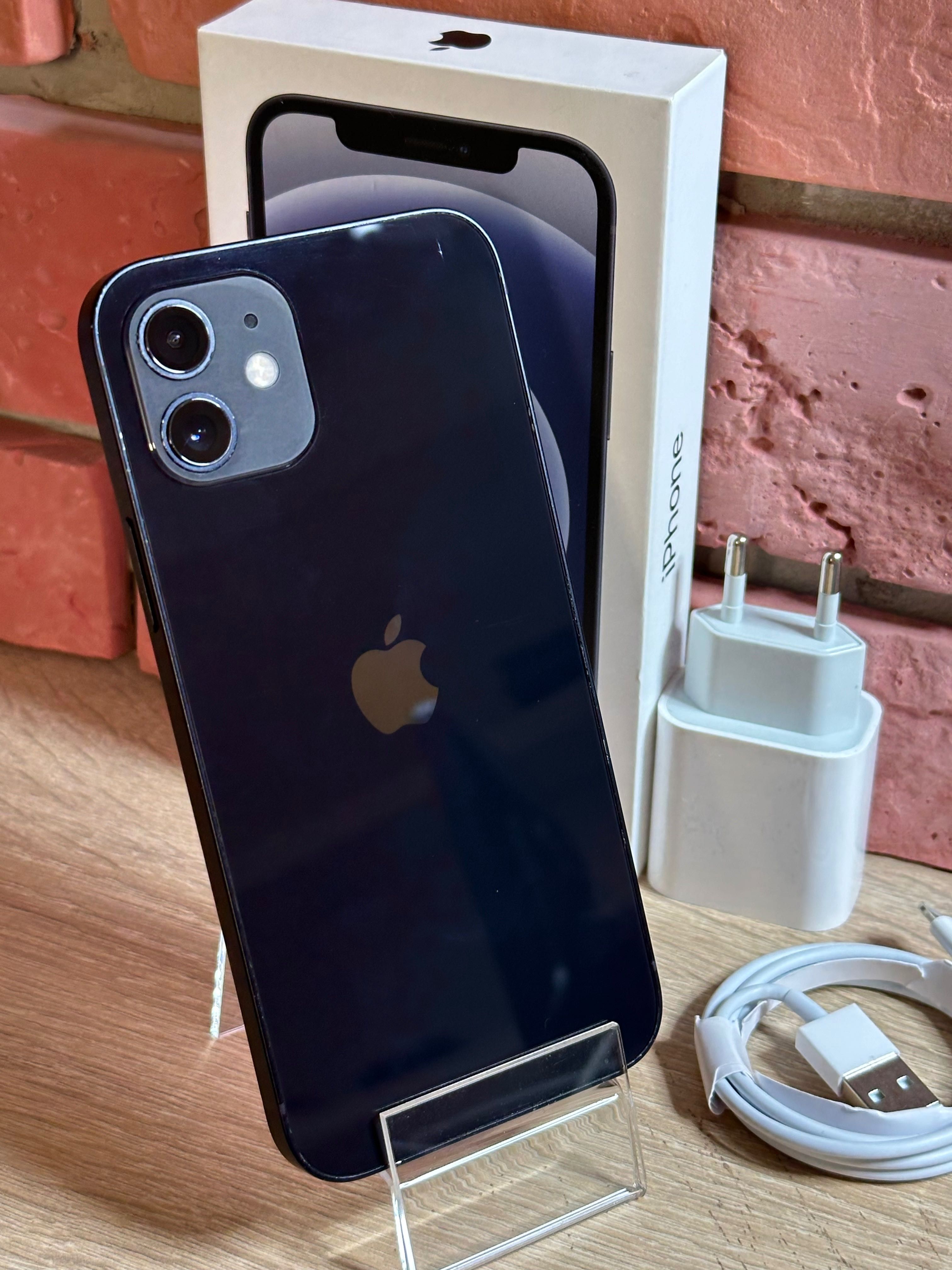 Ładny iPhone 12 64GB Midnight bateria oryginalna 85%