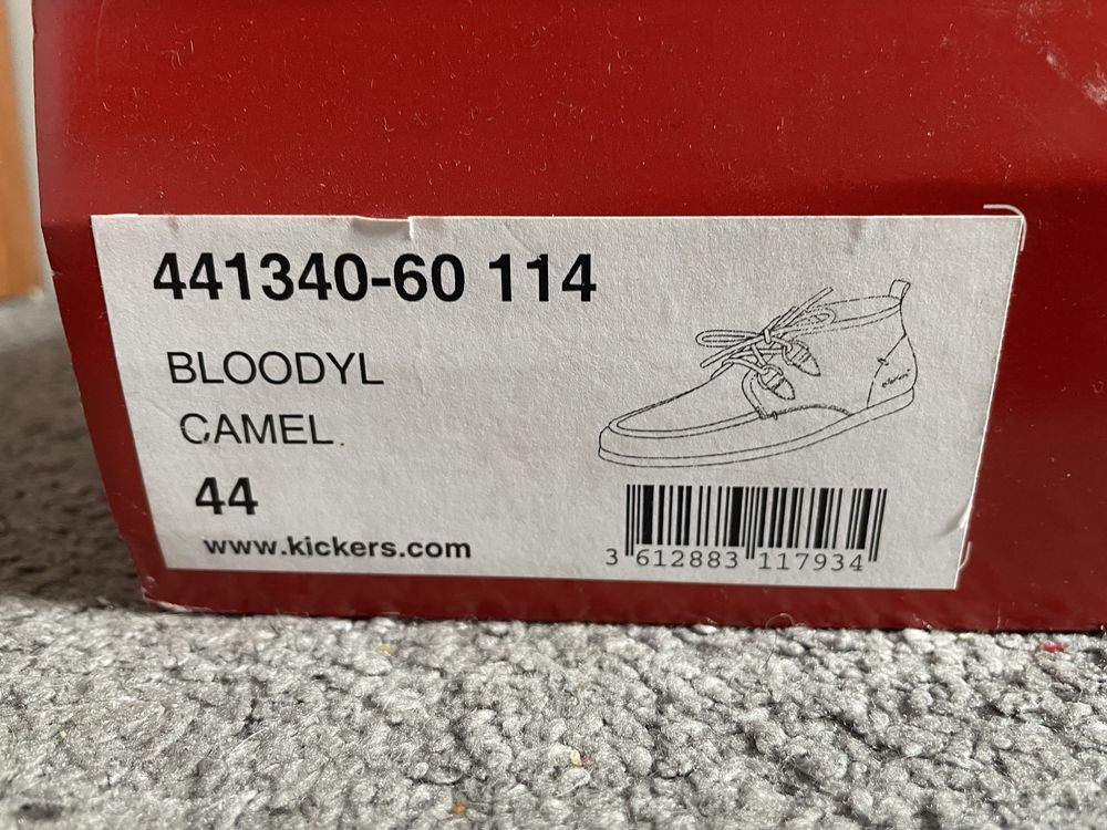 Buty Kickers Bloodyl camel rozmiar 44