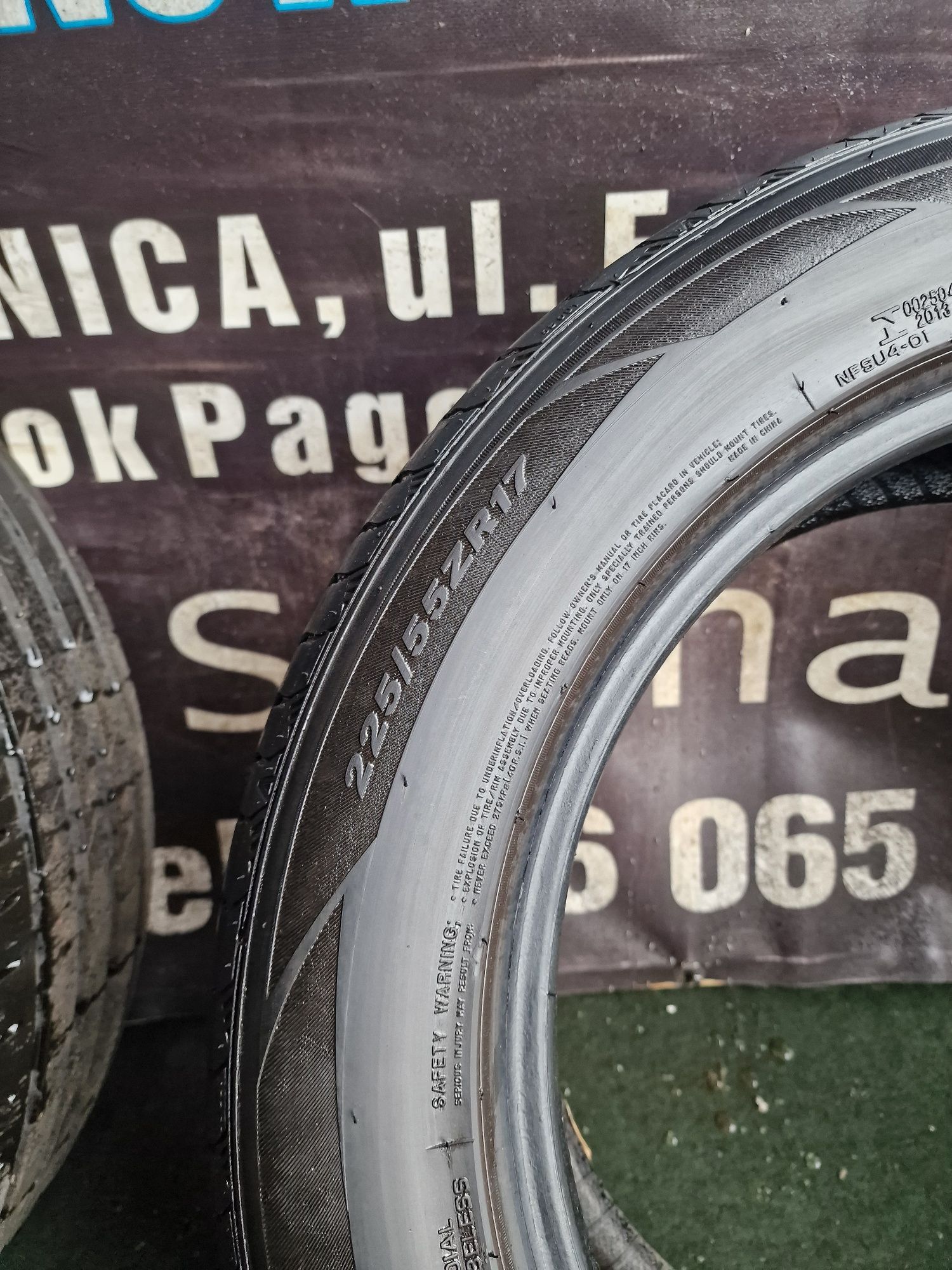 Opony letnie 225/55/17 Nexen Para  6.5mm