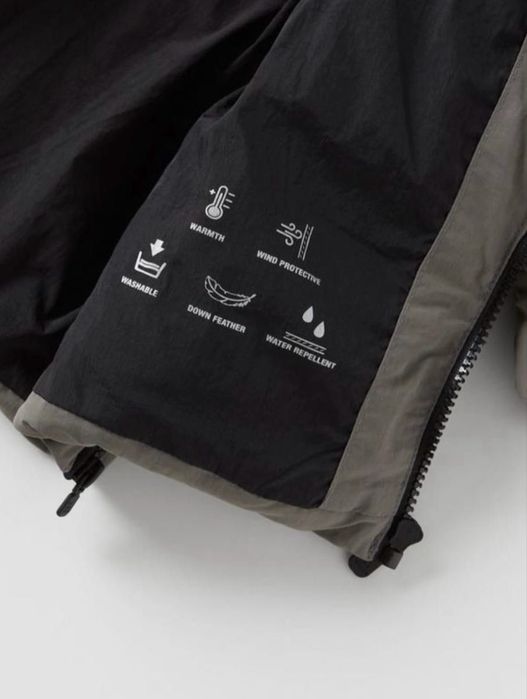 Дитяча зимова куртка zara пуховик пуфер водо-вітронепроникна