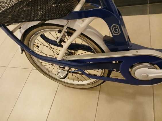 Graziella skladak 20"bialy jak nowy