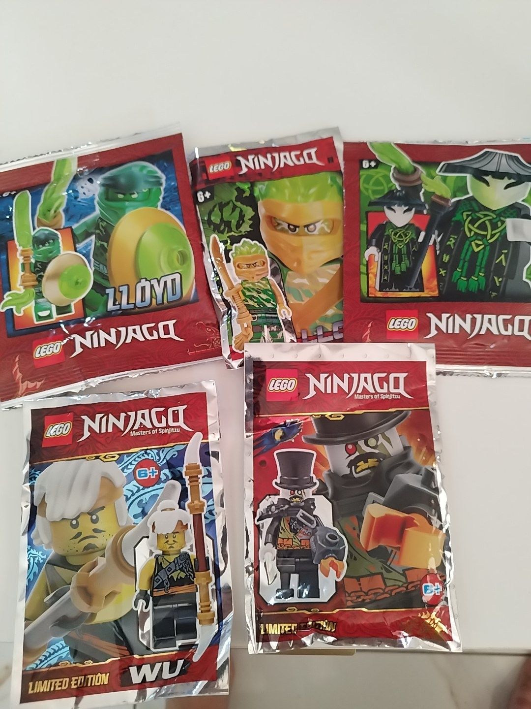 5 x figurka LEGO ninjago nowe