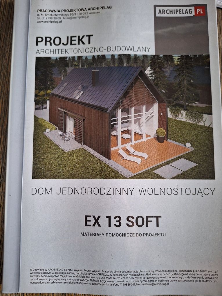 Działka budowlana z pozwoleniem i projektem domu