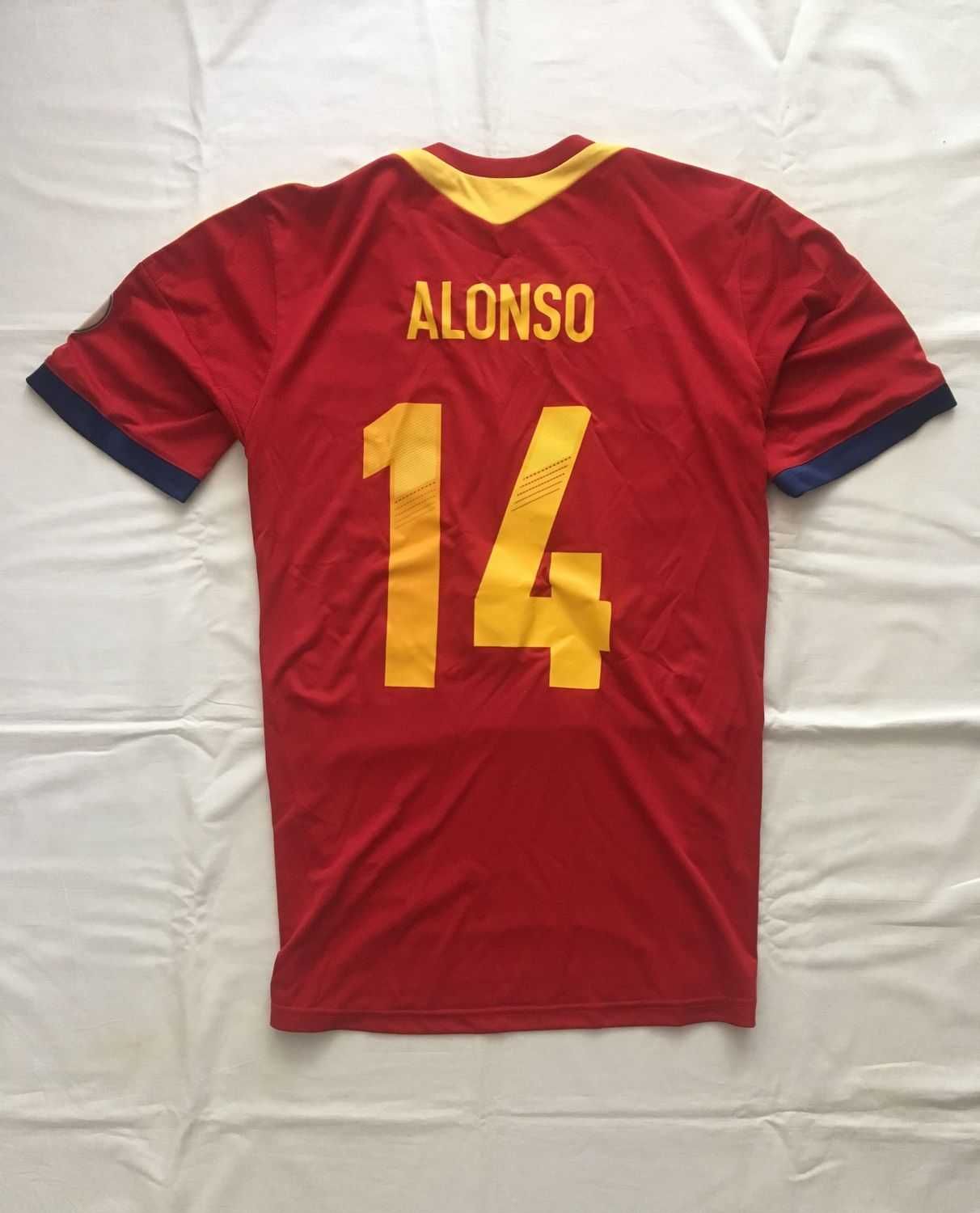 Unikat! Koszulka piłkarska Hiszpania Xabi Alonso meczowa spain 2013