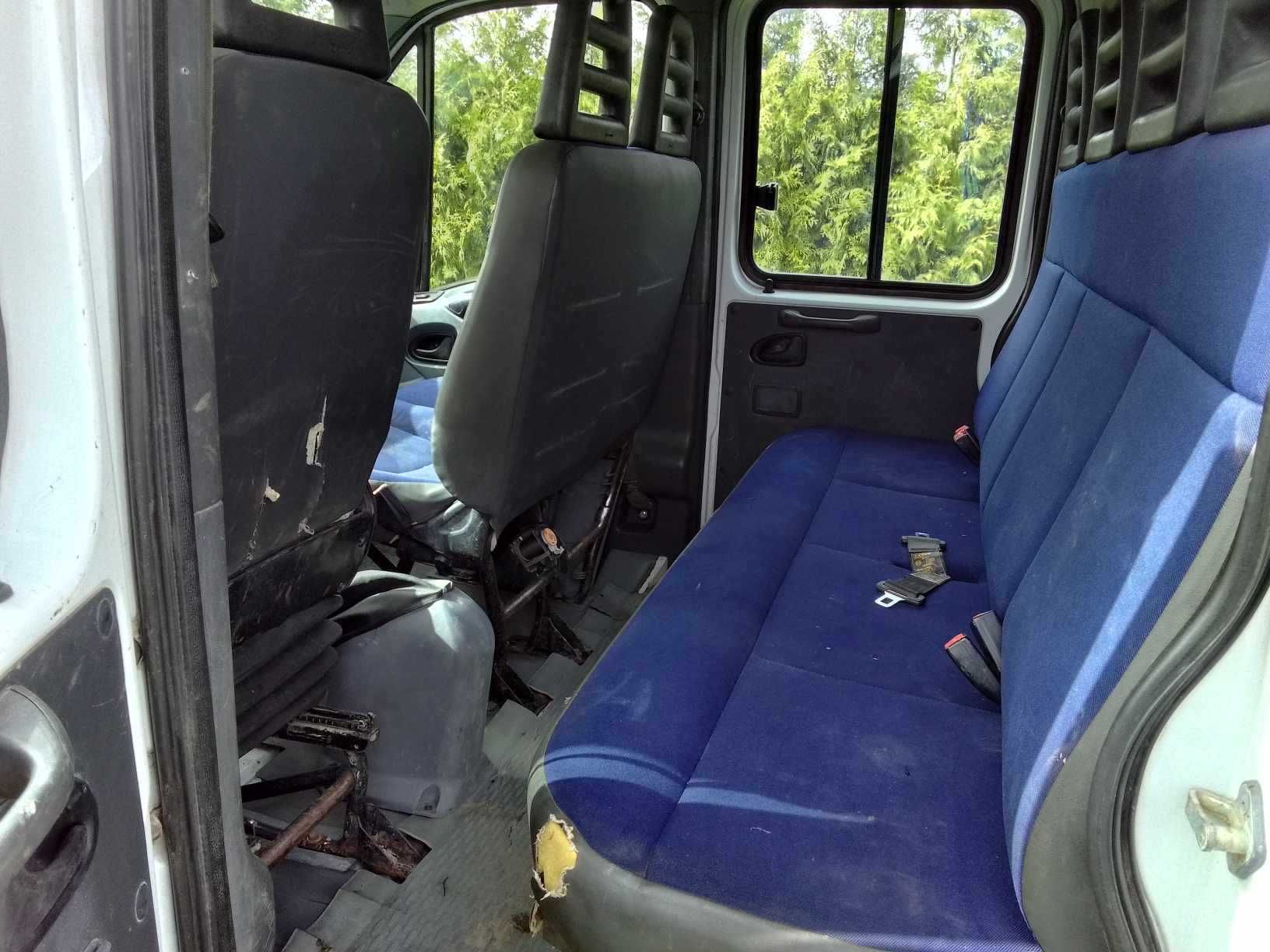 Iveco Daily 35C12D 2.3 brygadówka, wywrotka Zamiana na minikoparke