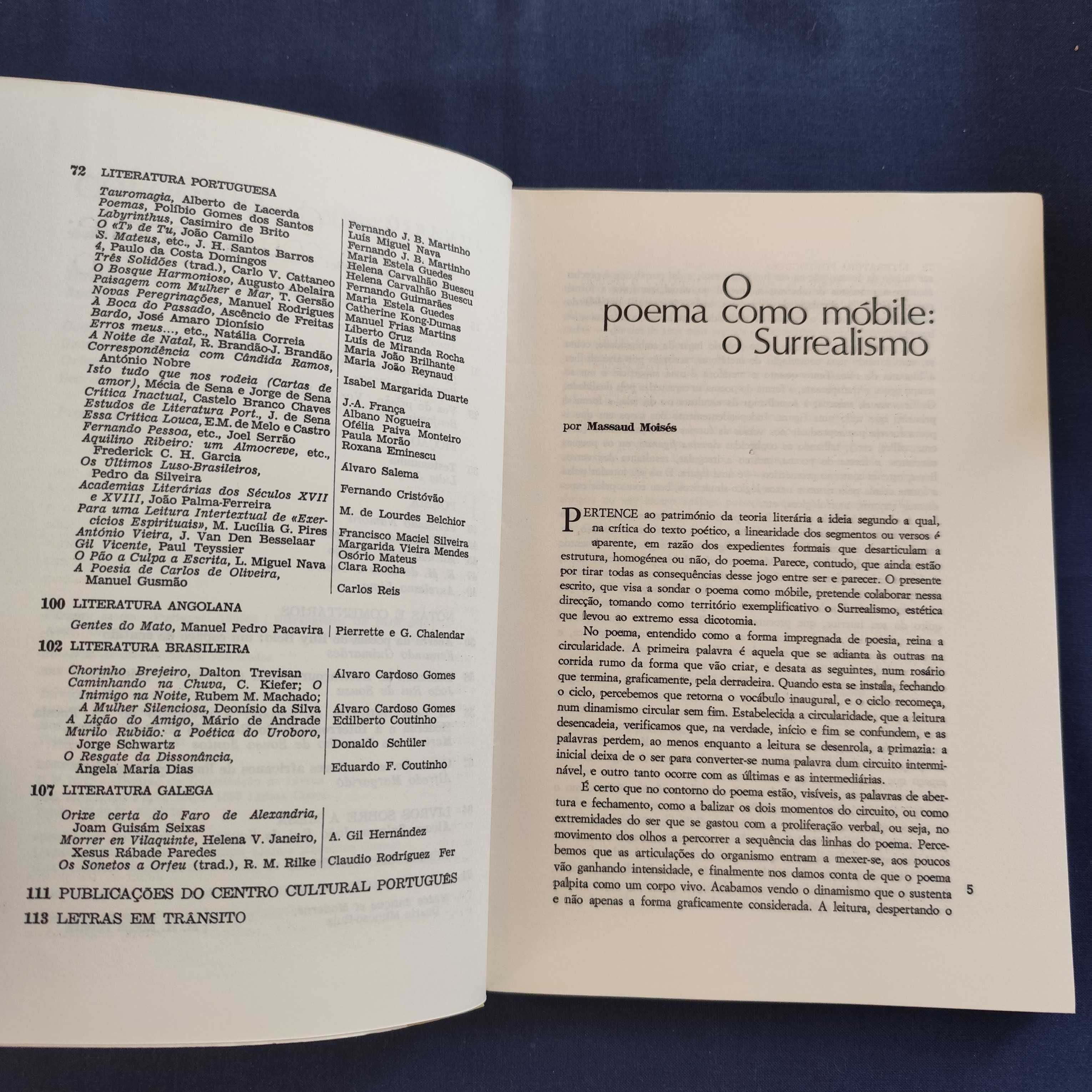 Revista Colóquio Letras 73 - Maio 1983