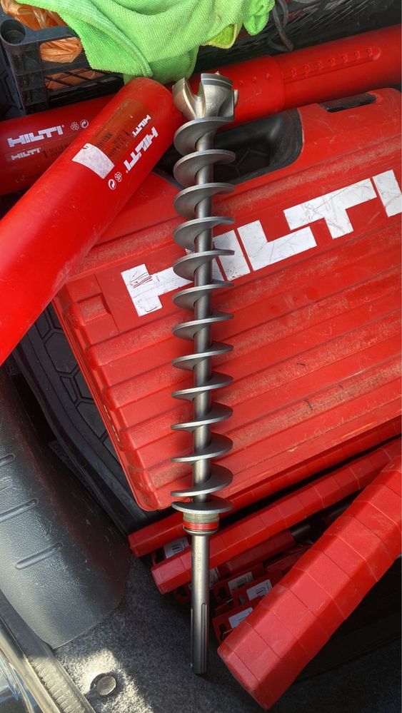 Hilti YX 18-65/длинные буры MAX по армированому бетону