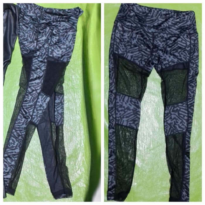 1=2Telly Weil штаны -MOM-брюки-легинцы .под кожуS-M