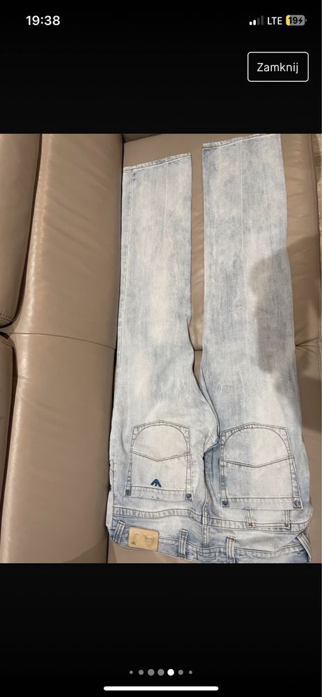 Świetne jeansy męskie oryginalne Armani jeans r 34