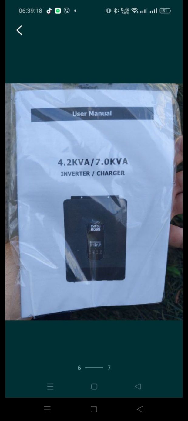 Гібридні інвертори Easun smg-III 6.2кВт 48 В та Datou Boss SP-7000 6.2