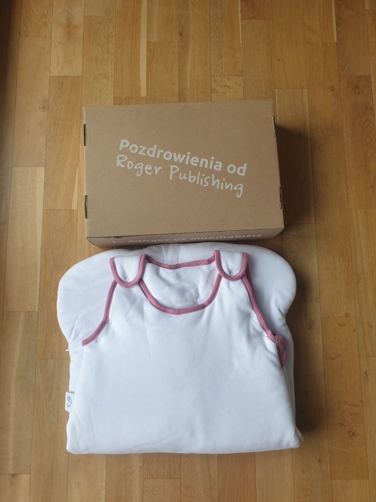 Nowy ocieplany bawełniany śpiworek 74/80 Roger Publishing