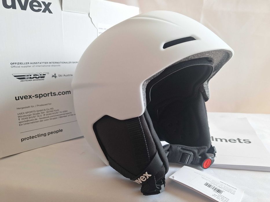 Kask narciarski juniorski Uvex Viti White Matt S 51-55cm