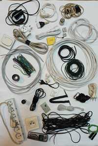 Przedłużacz kable przewody elekt rtv tele komp mix na działkę do domu