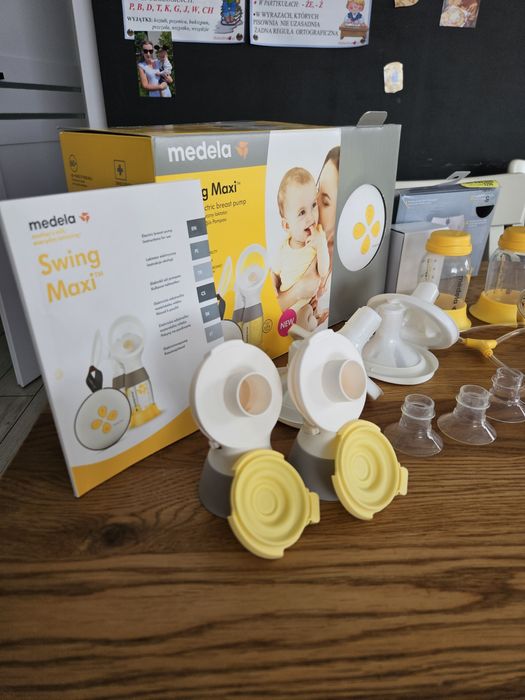 Podwójny Laktator butelkowy Medela Swing Maxi + gratisy