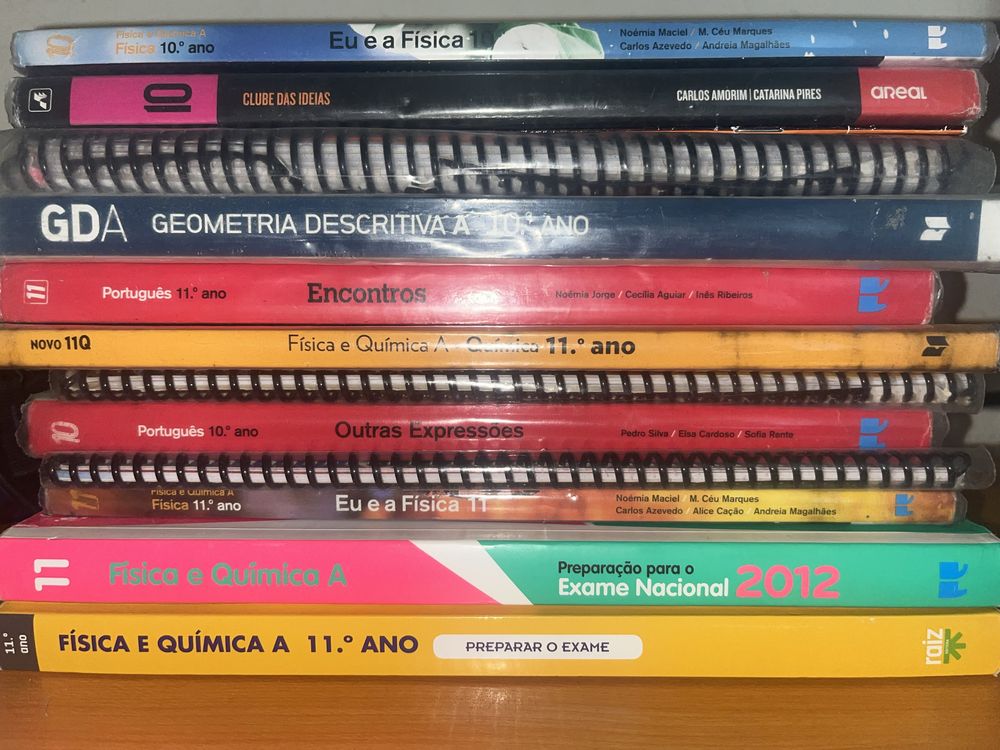 Livros secundario (10 ano - 11 ano)