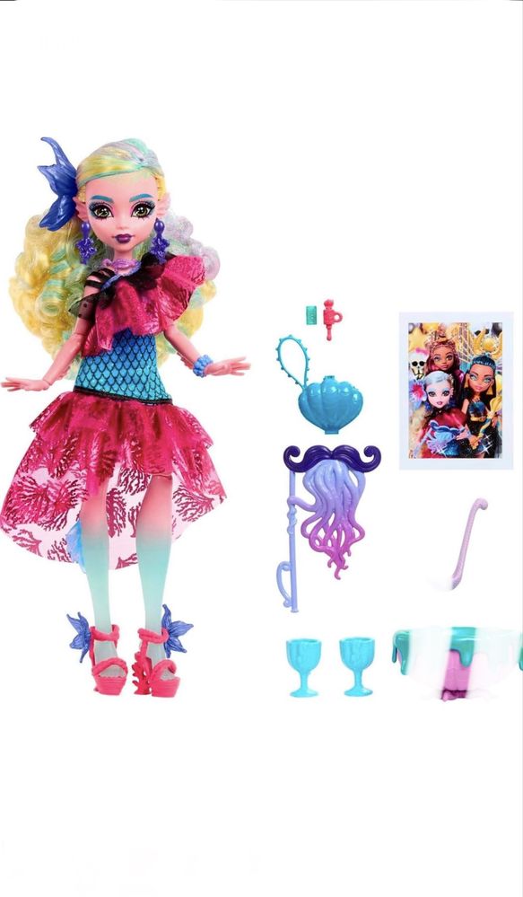 Лялька  Monster High Doll Lagoona Blue Лагуна Блу Бал Монстрів