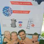 Drabinka i filtr do basenu Bestway