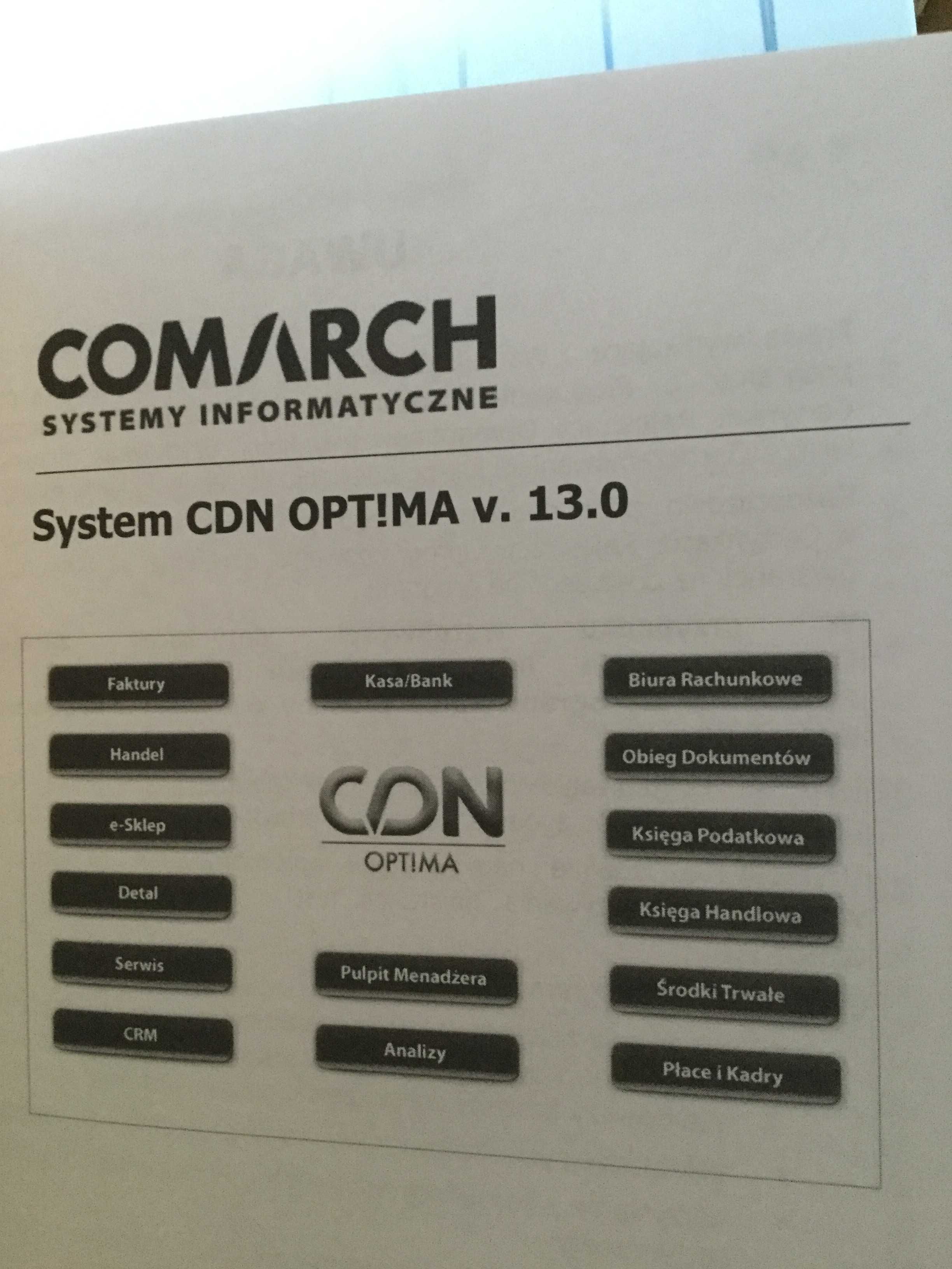 Program Comarch Podręcznik do systemu cdn OPT!MA - Instrukcja