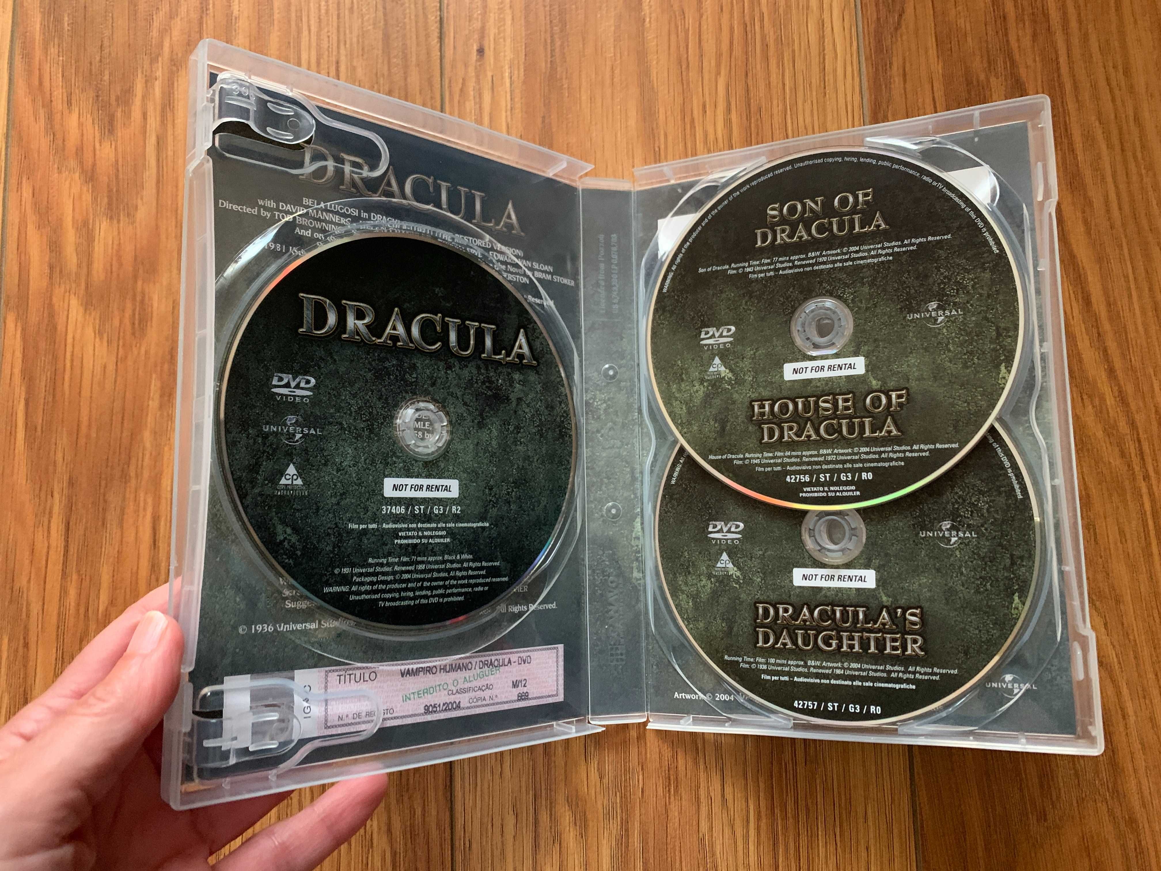 Drácula - Bela Lugosi - 3 dvds - The Legacy Collection