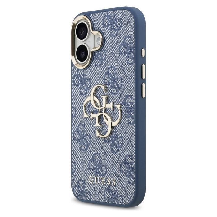 GUESS futerał do iPhone 17 GUHCP17S4GMGCBL złoto-niebieski PU z