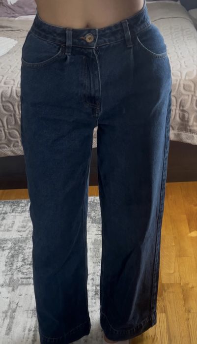 Джинси прямі, середня посадка