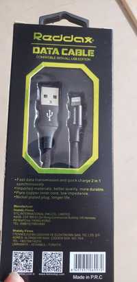 Кабель lightning to usb 2,4А 1М