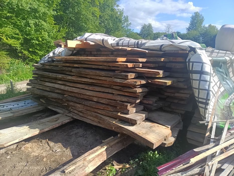 Deski dębowe sezonowane