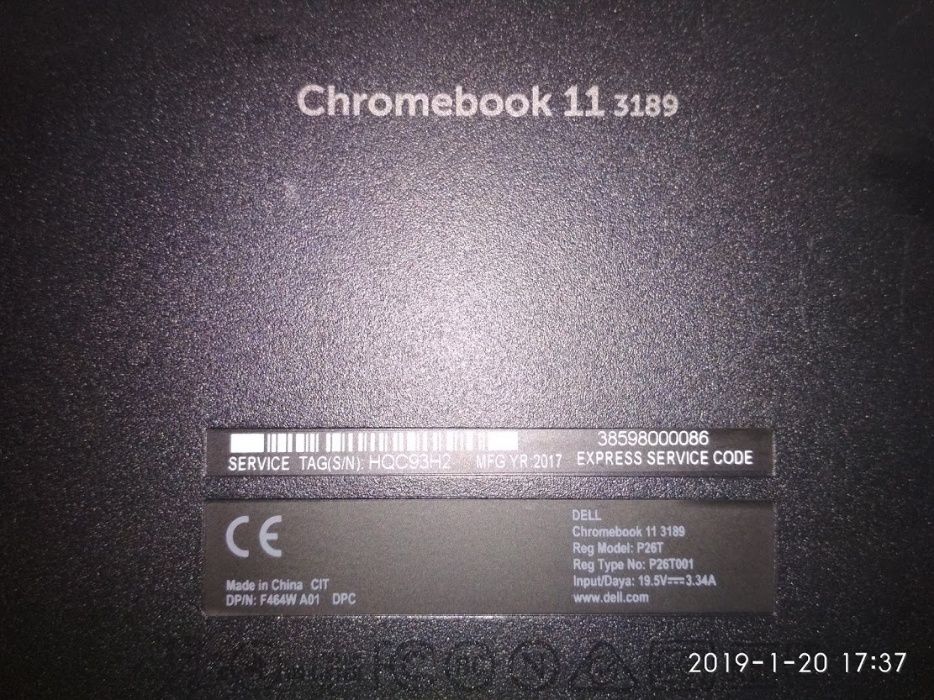Portatil ChormeBook DELL 11,6"