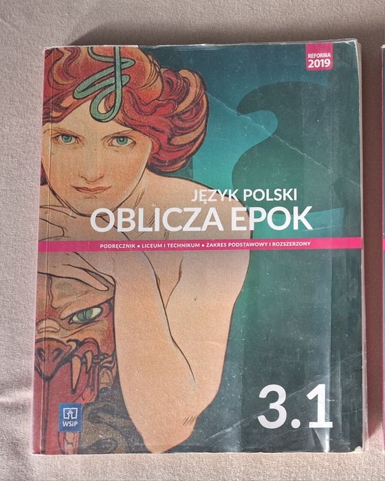 Podręcznik  język polski oblicza epok do klasy 3 cz.1