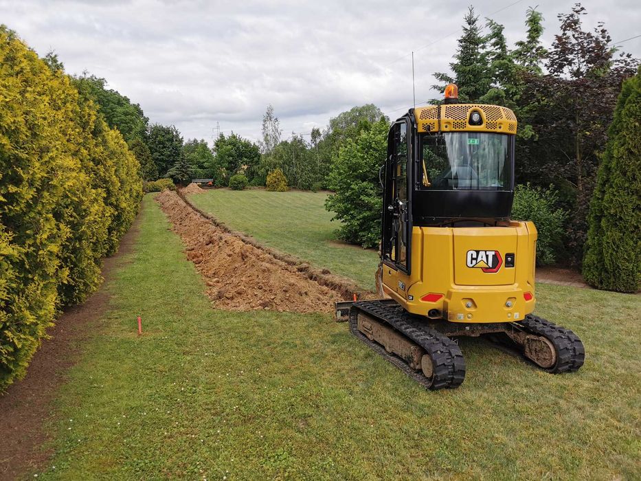 Koparka Usługi koparką Więcbork Sępólno Krajeńskie i okolice