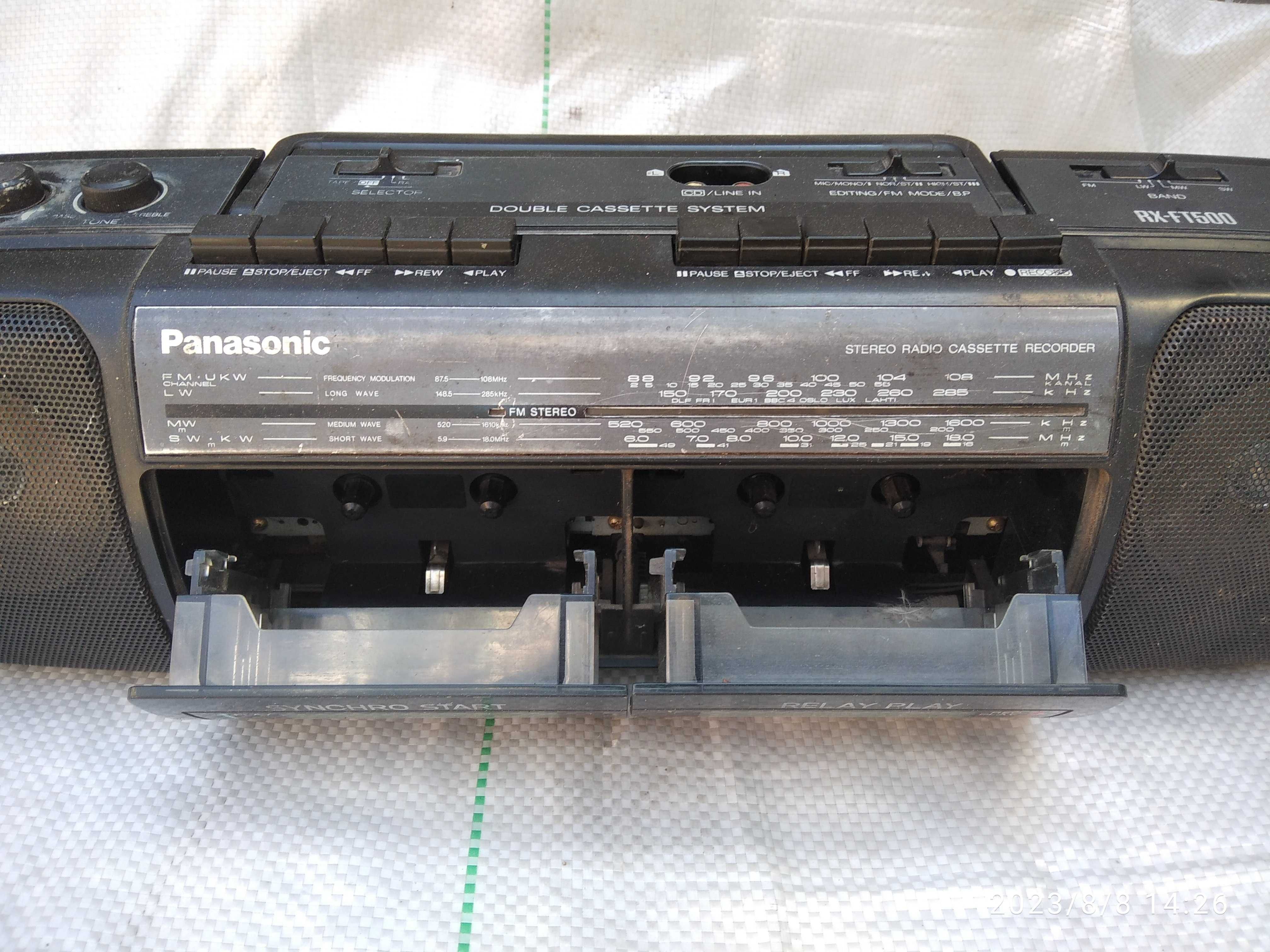 Kaccетная магнитола Panasonic RX-FT500