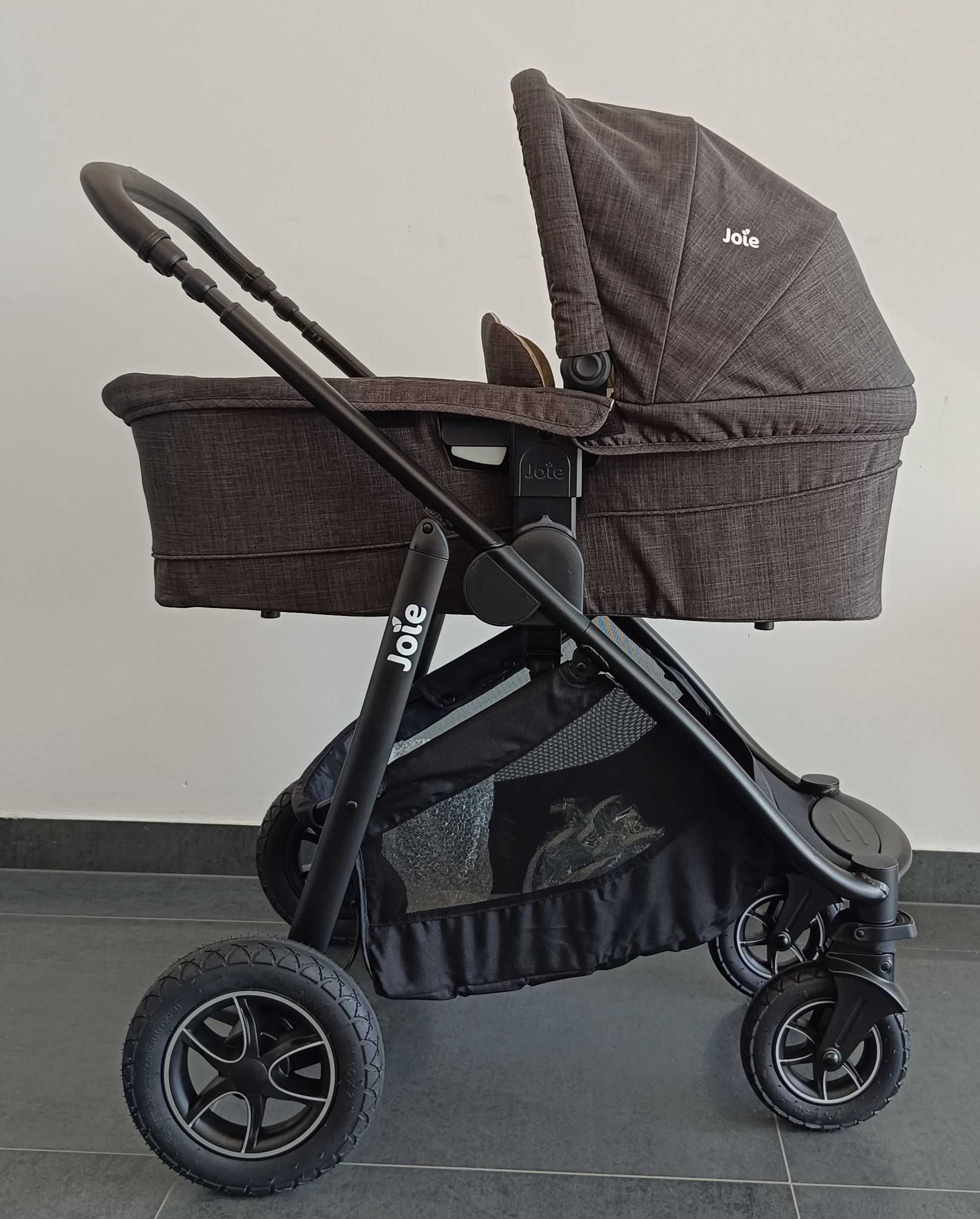 Joie Versatrax zestaw 3w1 Pavement/Shell Grey