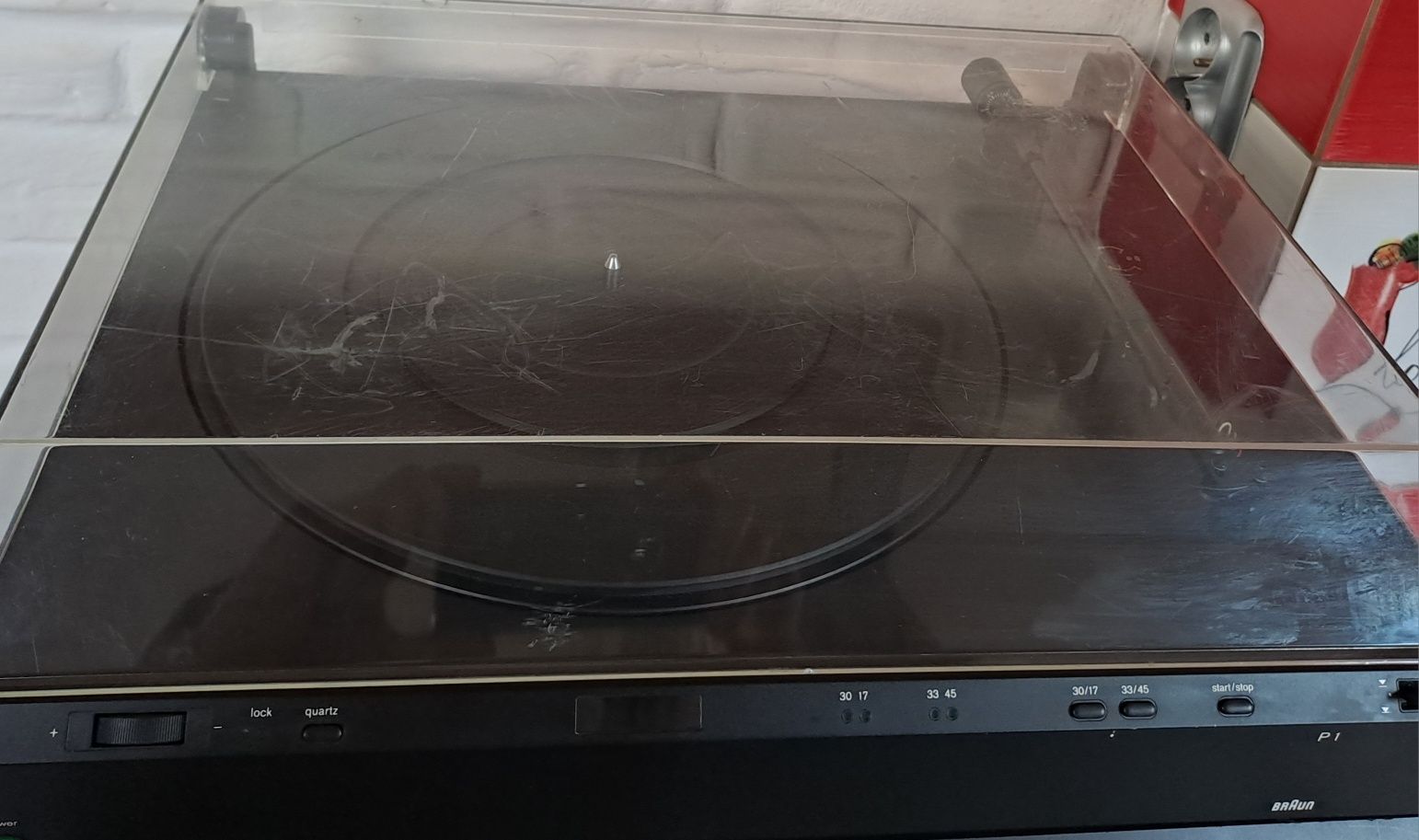 Amplituner Braun P1 z Gramofonem R1