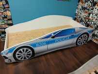 Łóżko dziecięce 180x80 policja auto